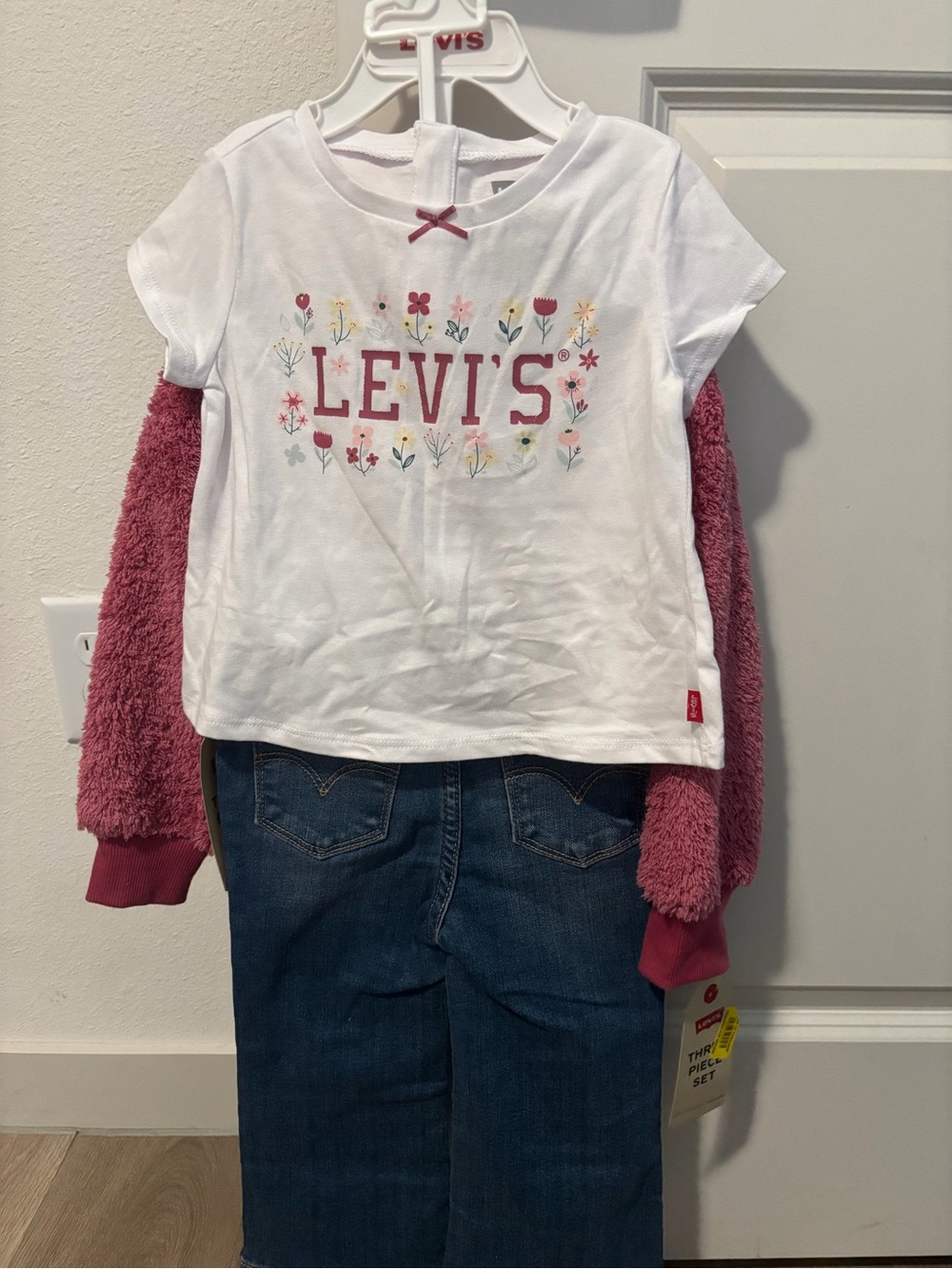 Levi's Outfit - shirt, jeans, jacket
